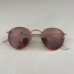 Ray Ban rose gold sunglasses